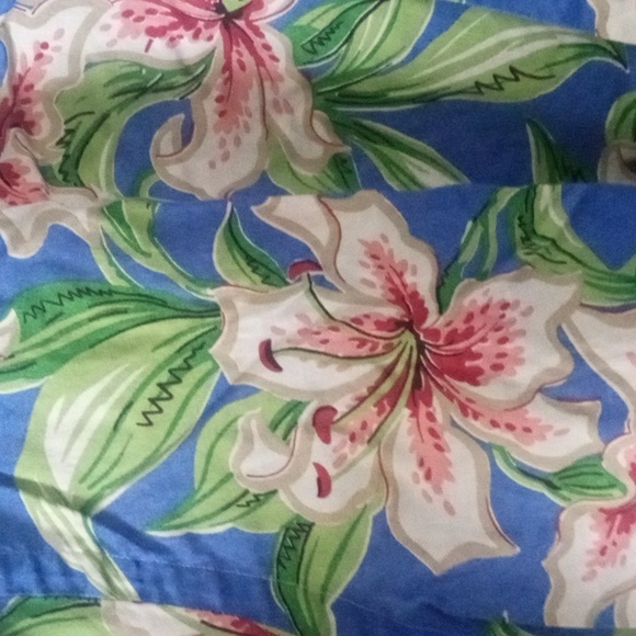 Polo by Ralph Lauren Blue and Green Floral Shirt Sz.2x - Picture 2 of 8